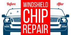 Before After Windshield Chip Repair Banner