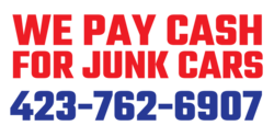 We Pay Cash For Junk Cars Banner