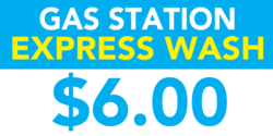 Gas Station Express Wash Banner