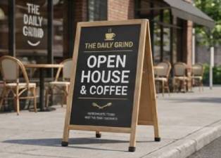 A Frame Signs by Platon Graphics Los Angeles