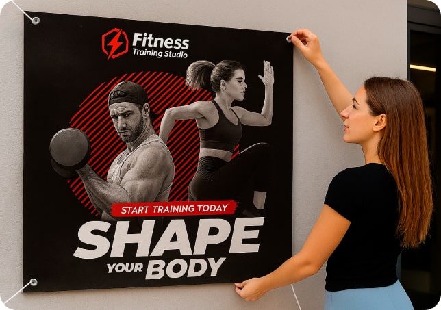Training Studio Cheap Banner