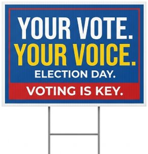 product yard sign