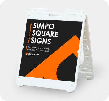 high quality square simpo sign frame