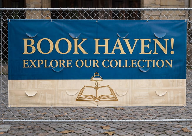 Banners with Wind Slits