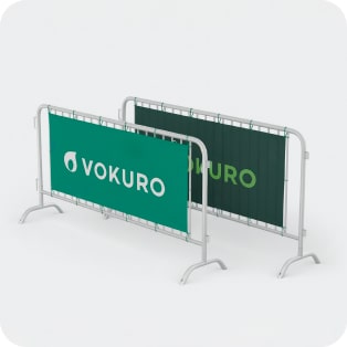 barricade banner sizes