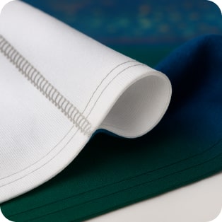 fabric banners sewn pockets