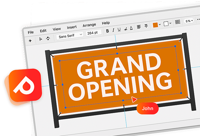 frame banners editor