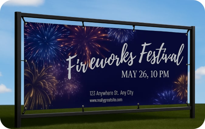 frame banner features