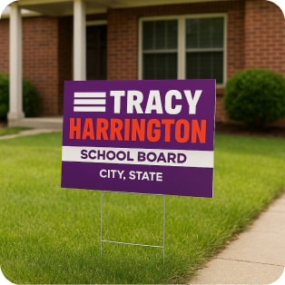 yard signs standard size