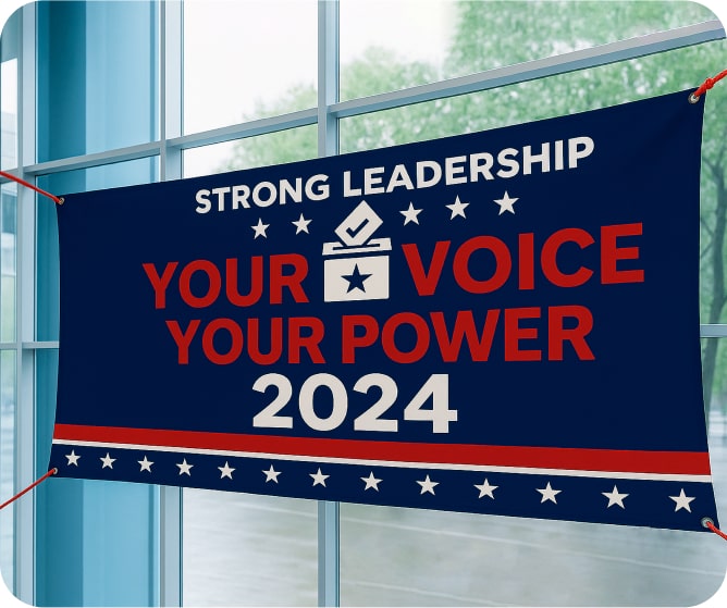 Political Banner Example