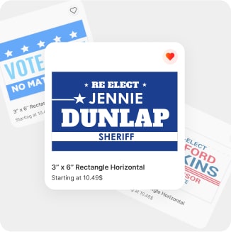 choose yard sign template