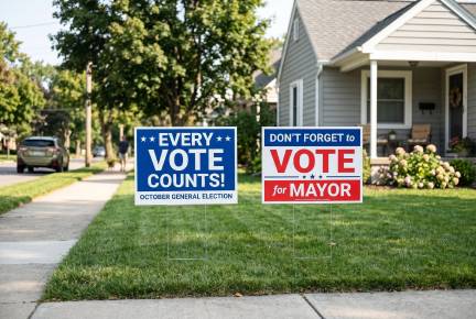 Printastic election yard sign result