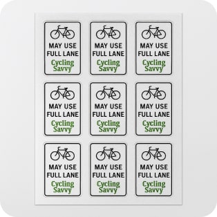 reflective stickers finishing