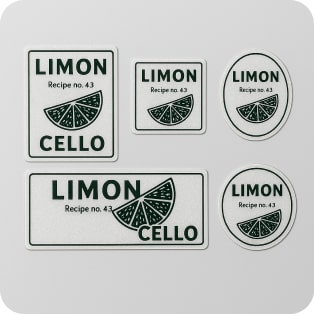 Sticker Size & Shape Options