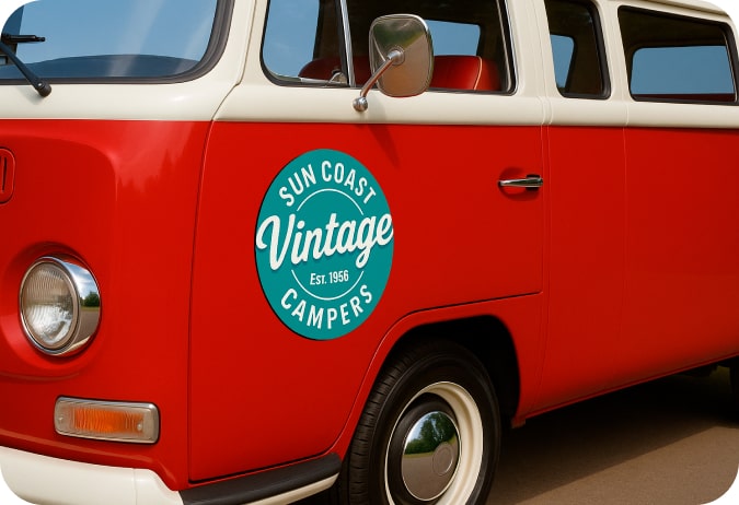 round magnets vintage