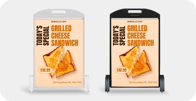 sidewalk a-frame specs