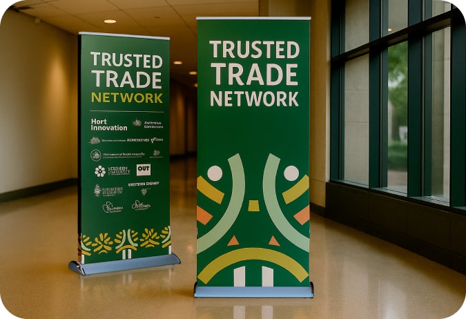 silverwing banner stand example