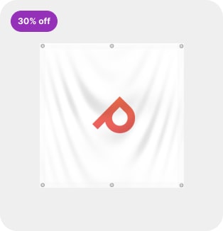 high quality 4x4 vinyl banner