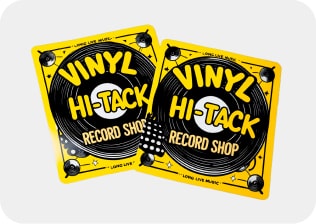 high quality high tack stickers