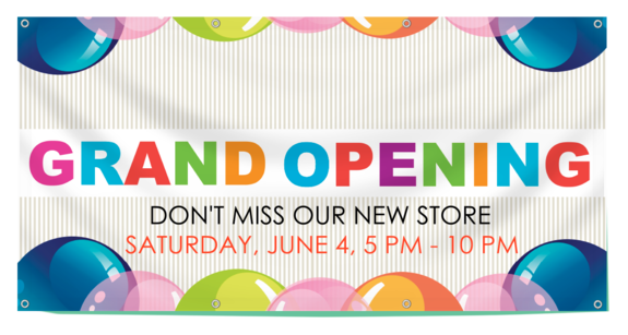 grand opening banners