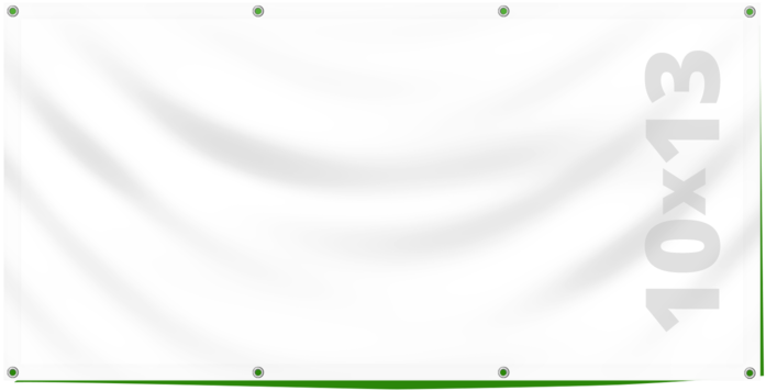 10x13 banner standard or mesh vinyl single or double sided or