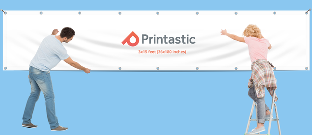 3x15 Banners | Custom Printed 3x15 Vinyl Banner - $67.05