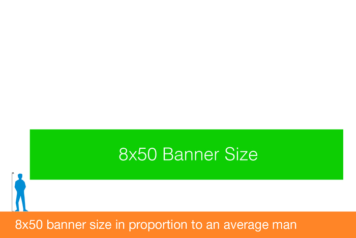 8x50 banners