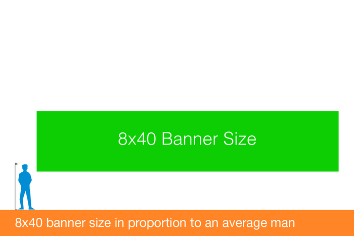 8x40 banners