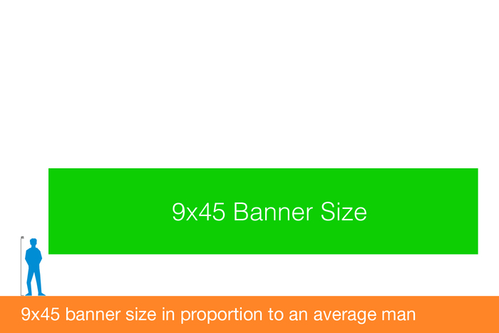 9x45 banners