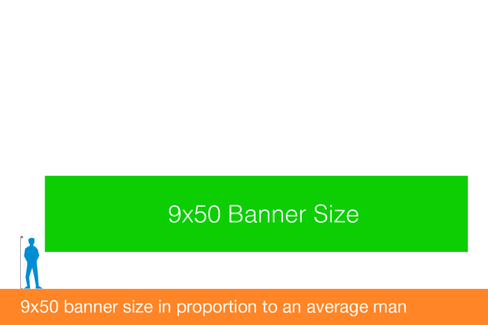 9x50 banners