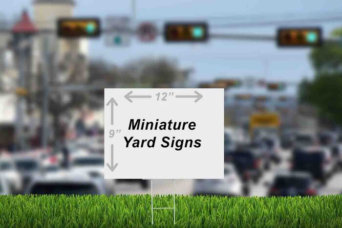 9x12 Mini Yard Sign