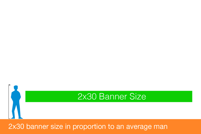 2x30 banners