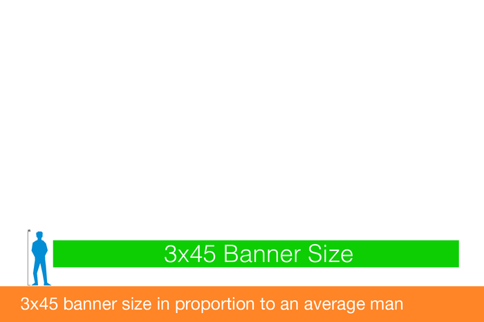 3x45 banners