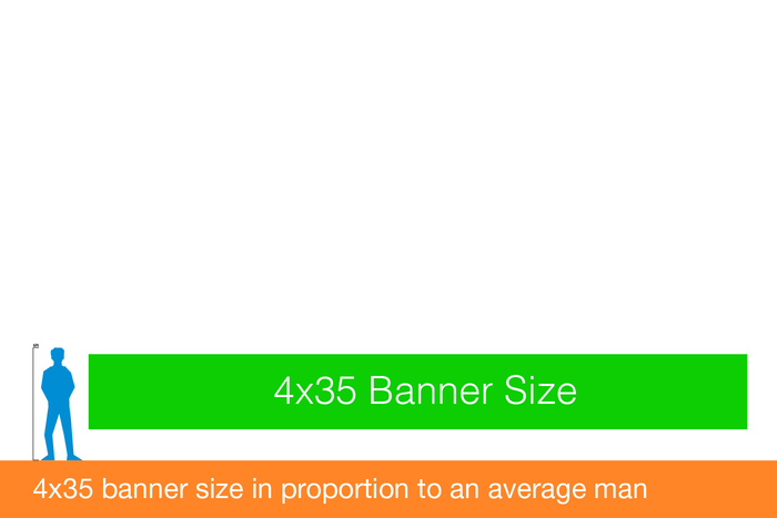 4x35 banners