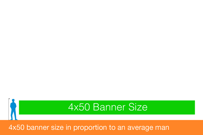 4x50 banners