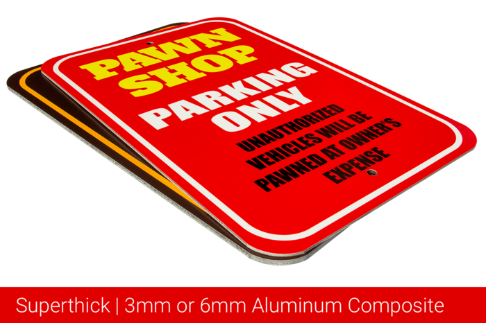 Superthick 3mm or 6mm Aluminum Composite
