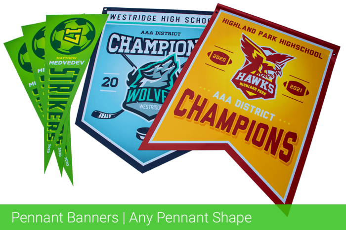 Pennant Banners Any Pennant Shape
