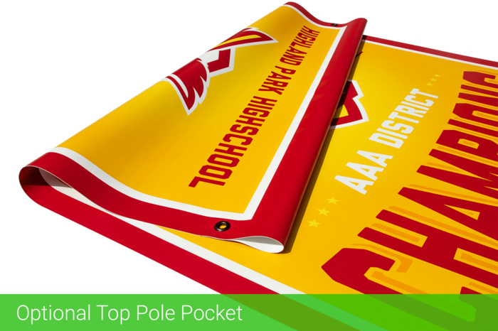 Optional Top Pole Pocket