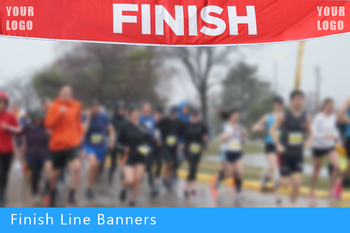 finish line banners slider