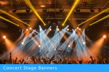 Concert Stage Backdrop Banners Header