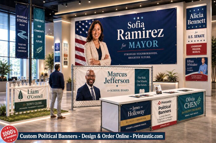 custom political banners