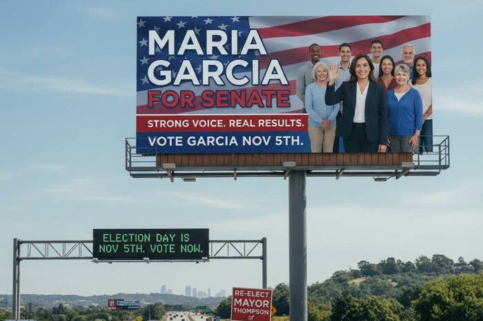 Political Highway Signs