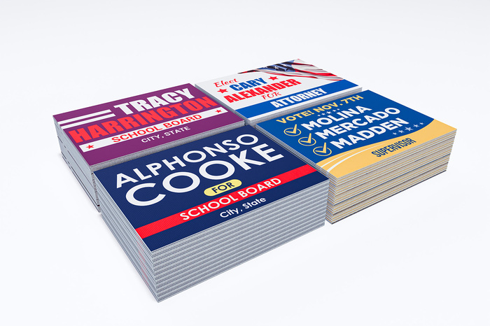 Political 18x24 Inch Yard Signs