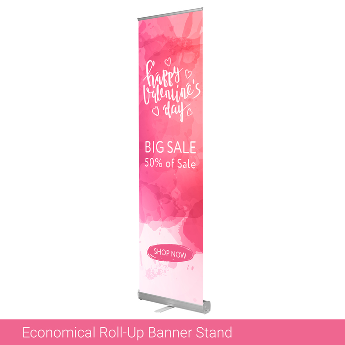 Economical Roll-Up Banner Stand