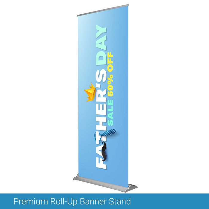  Steppy Banner Stand Depiction