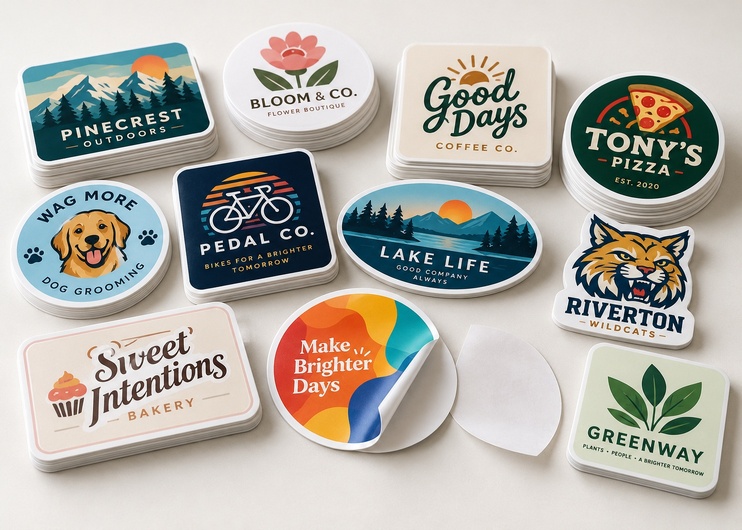  Printed Vinyl Sticker Example