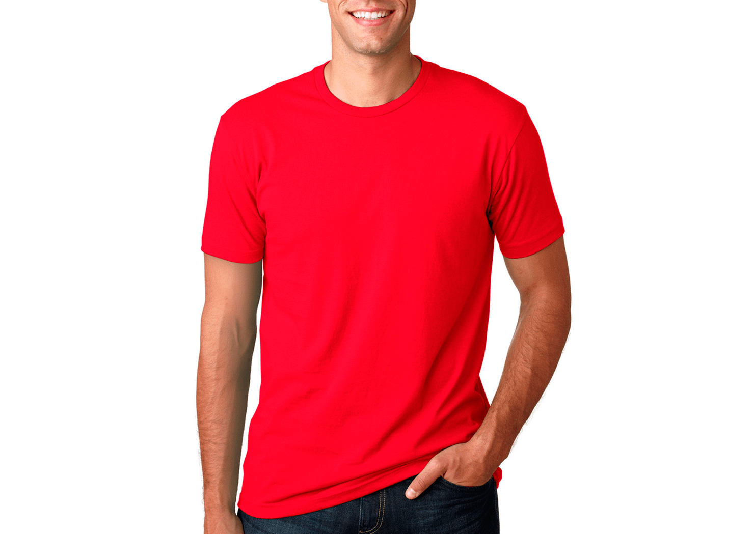 men red tshirt