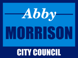 city-council political yard sign template 10000