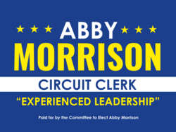 circuit-clerk political yard sign template 9909