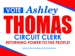 circuit-clerk political yard sign template 9916